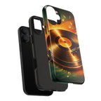 Golden Vinyl Grooves Tough Phone Case | Music Lover's Statement product image 101