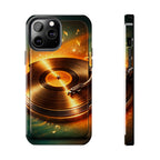 Golden Vinyl Grooves Tough Phone Case | Music Lover's Statement product image 11