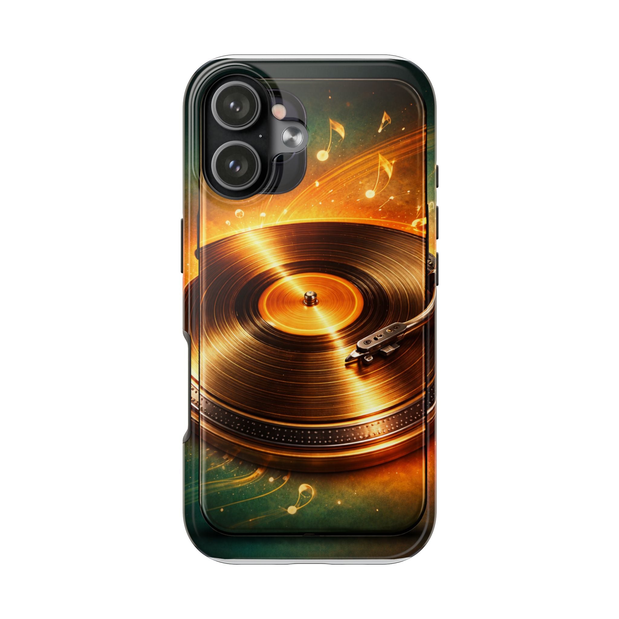 Golden Vinyl Grooves Tough Phone Case | Music Lover's Statement product image 29