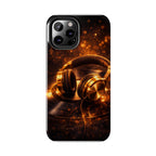 Gold Headphones Tough Phone Case | Music Lover Protective Case product image 51