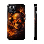 Flaming Skull Tough Phone Case | Guitar & Rock Lover Design product image 8