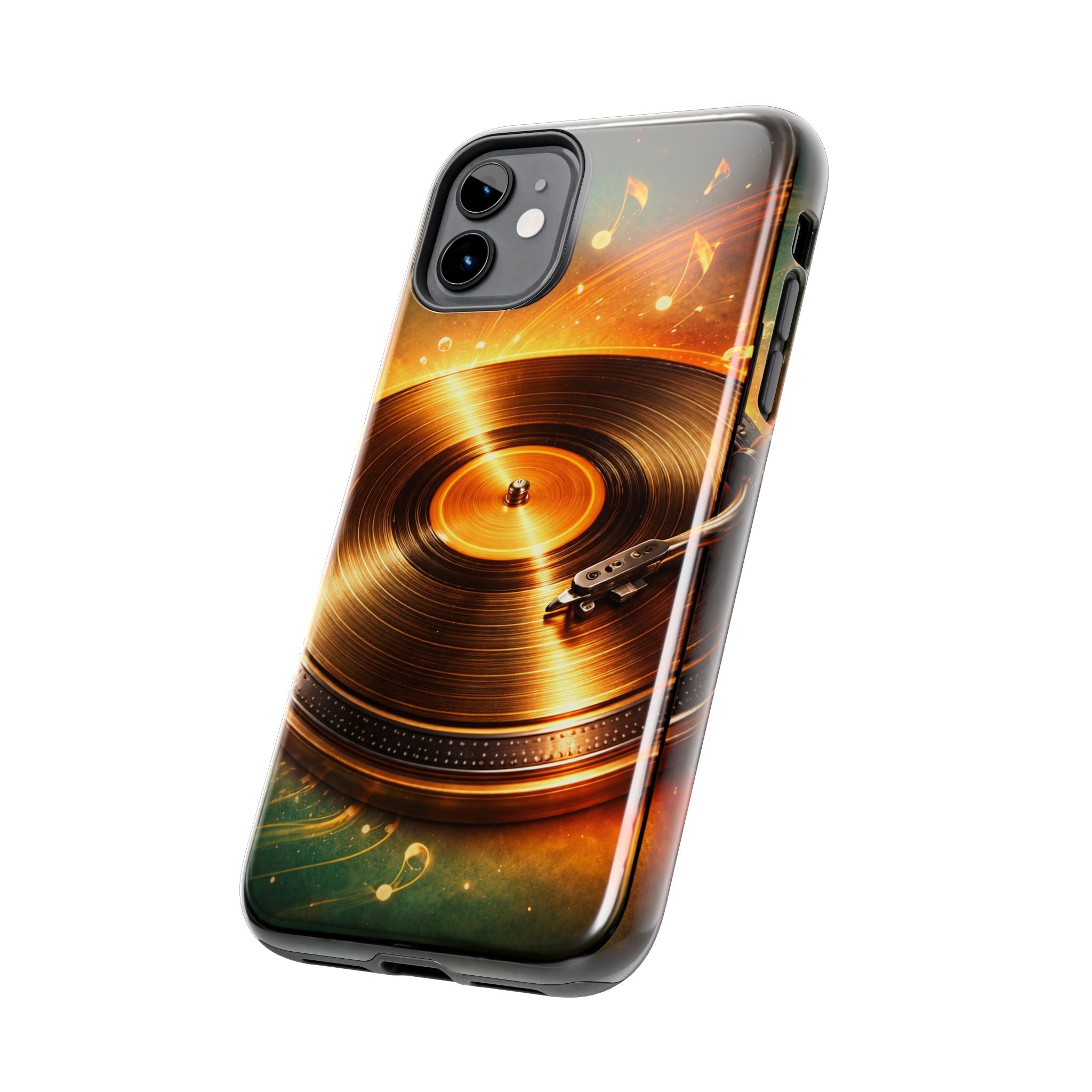 Golden Vinyl Grooves Tough Phone Case | Music Lover's Statement product image 34