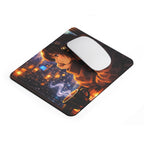 Cozy Rainy Night Anime Mouse Pad — Girl with Headphones & Coffee Desk Mat product image 3