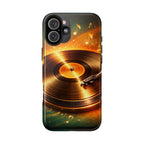 Golden Vinyl Grooves Tough Phone Case | Music Lover's Statement product image 27