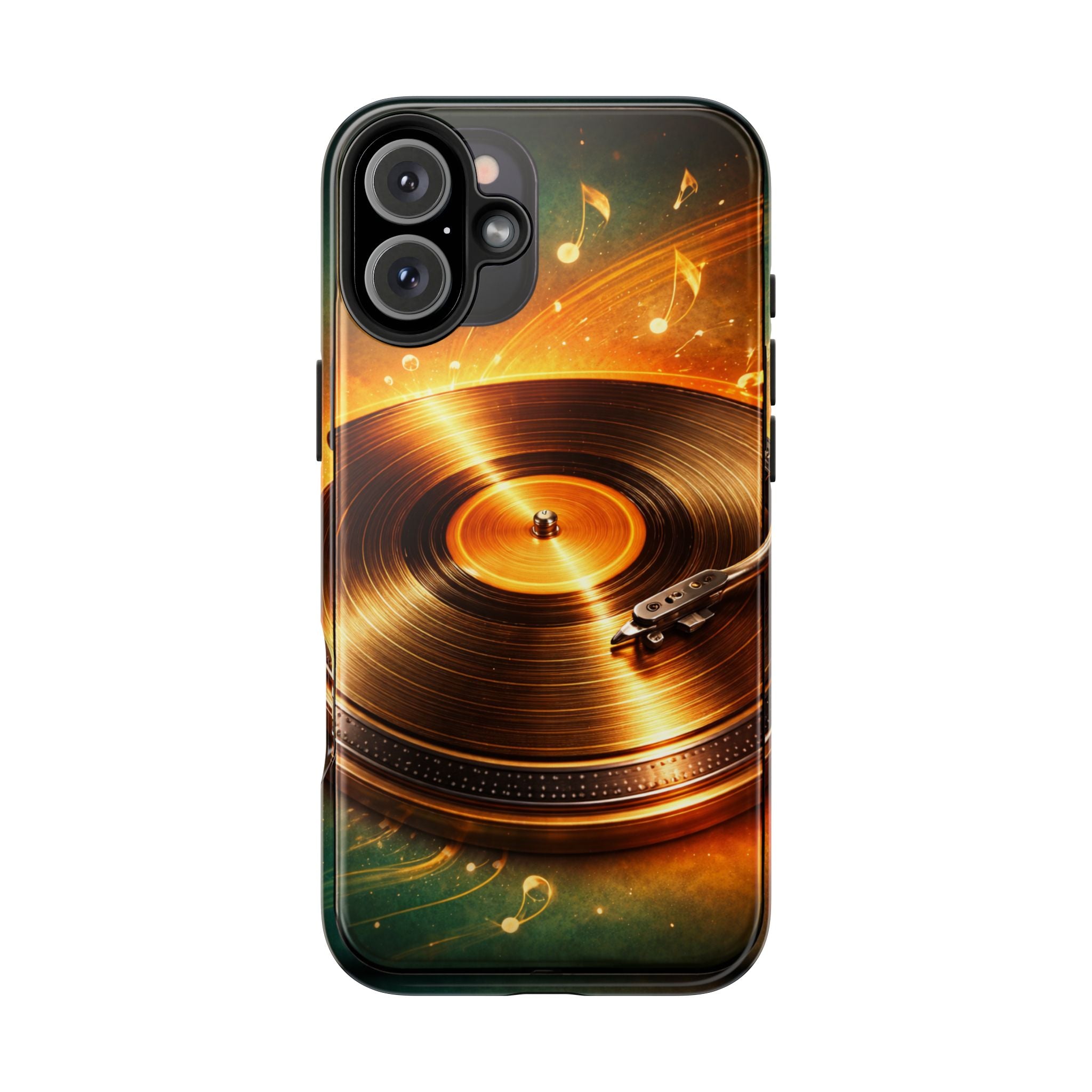 Golden Vinyl Grooves Tough Phone Case | Music Lover's Statement product image 27