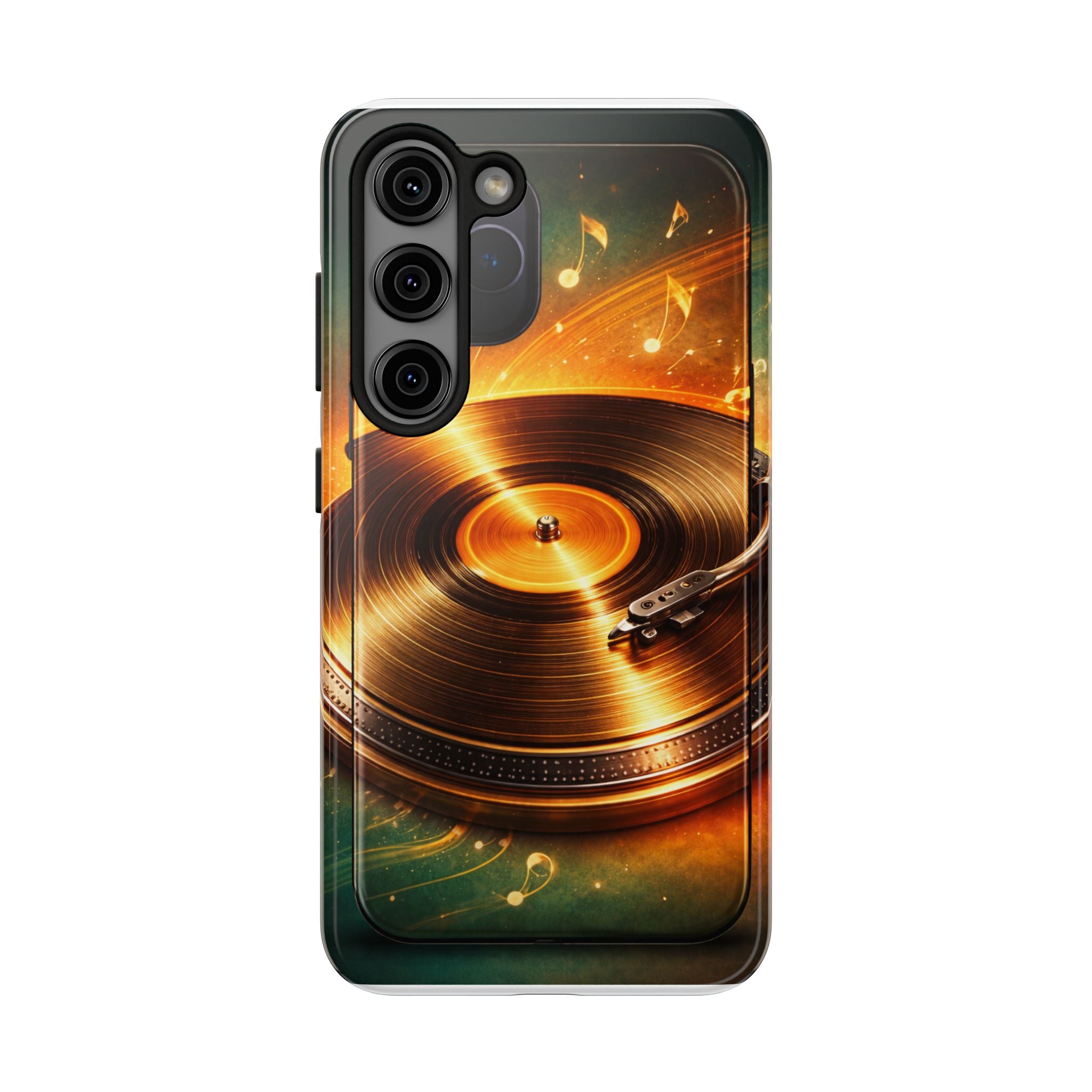Golden Vinyl Grooves Tough Phone Case | Music Lover's Statement product image 21