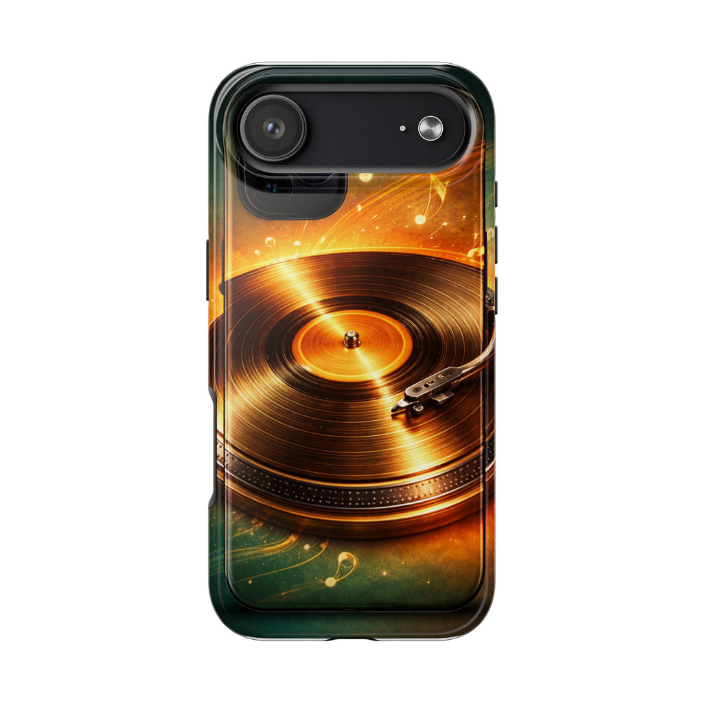 Golden Vinyl Grooves Tough Phone Case | Music Lover's Statement product image 32