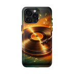 Golden Vinyl Grooves Tough Phone Case | Music Lover's Statement product image 19