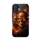 Flaming Skull Tough Phone Case | Guitar & Rock Lover Design product image 29