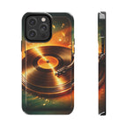 Golden Vinyl Grooves Tough Phone Case | Music Lover's Statement product image 14