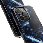 Piano Lightning Tough Phone Case | Electric Blue Keyboard Protective Case product image 79