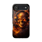 Flaming Skull Tough Phone Case | Guitar & Rock Lover Design product image 32