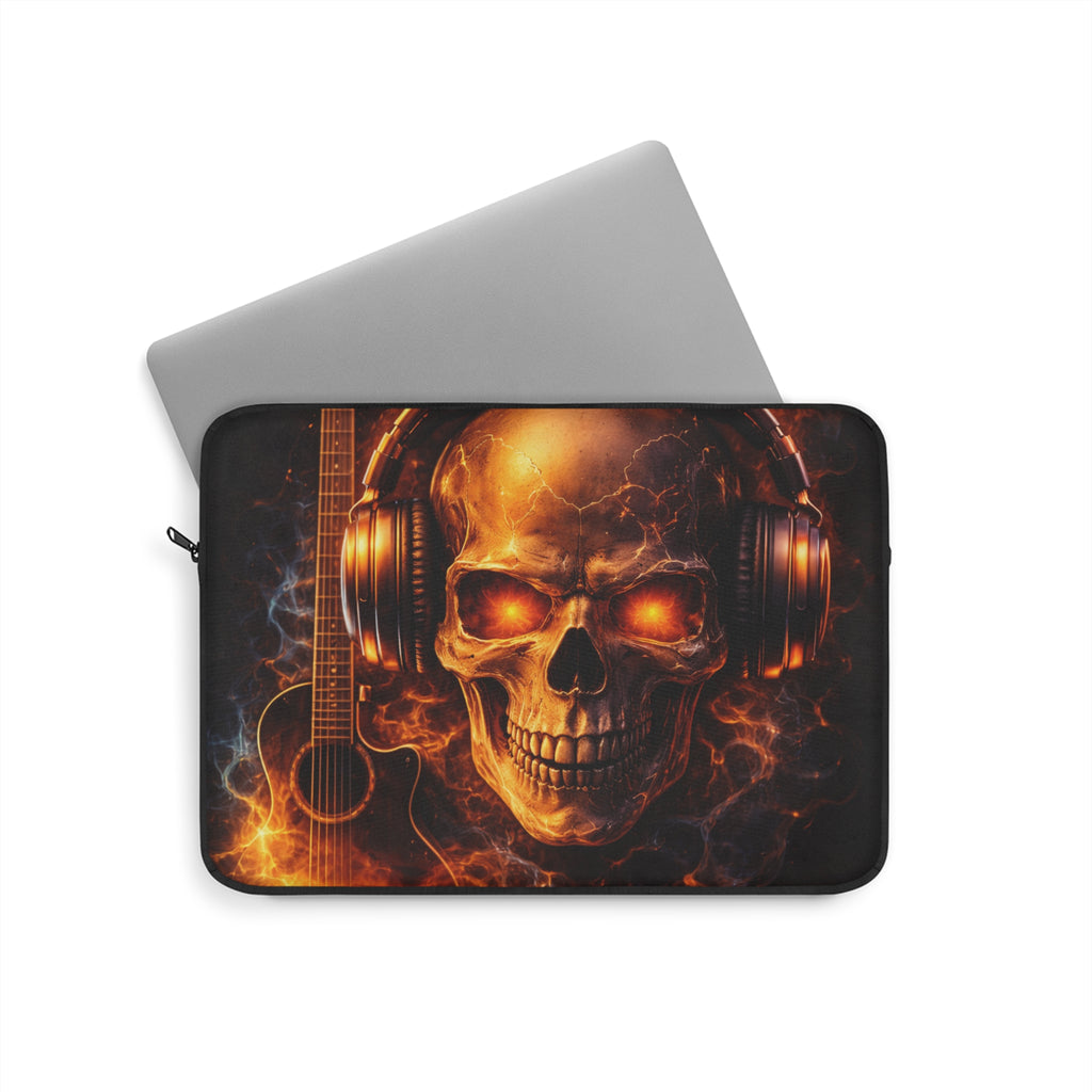 Flaming Skull Laptop Sleeve | Rock Solid Protection product image 6