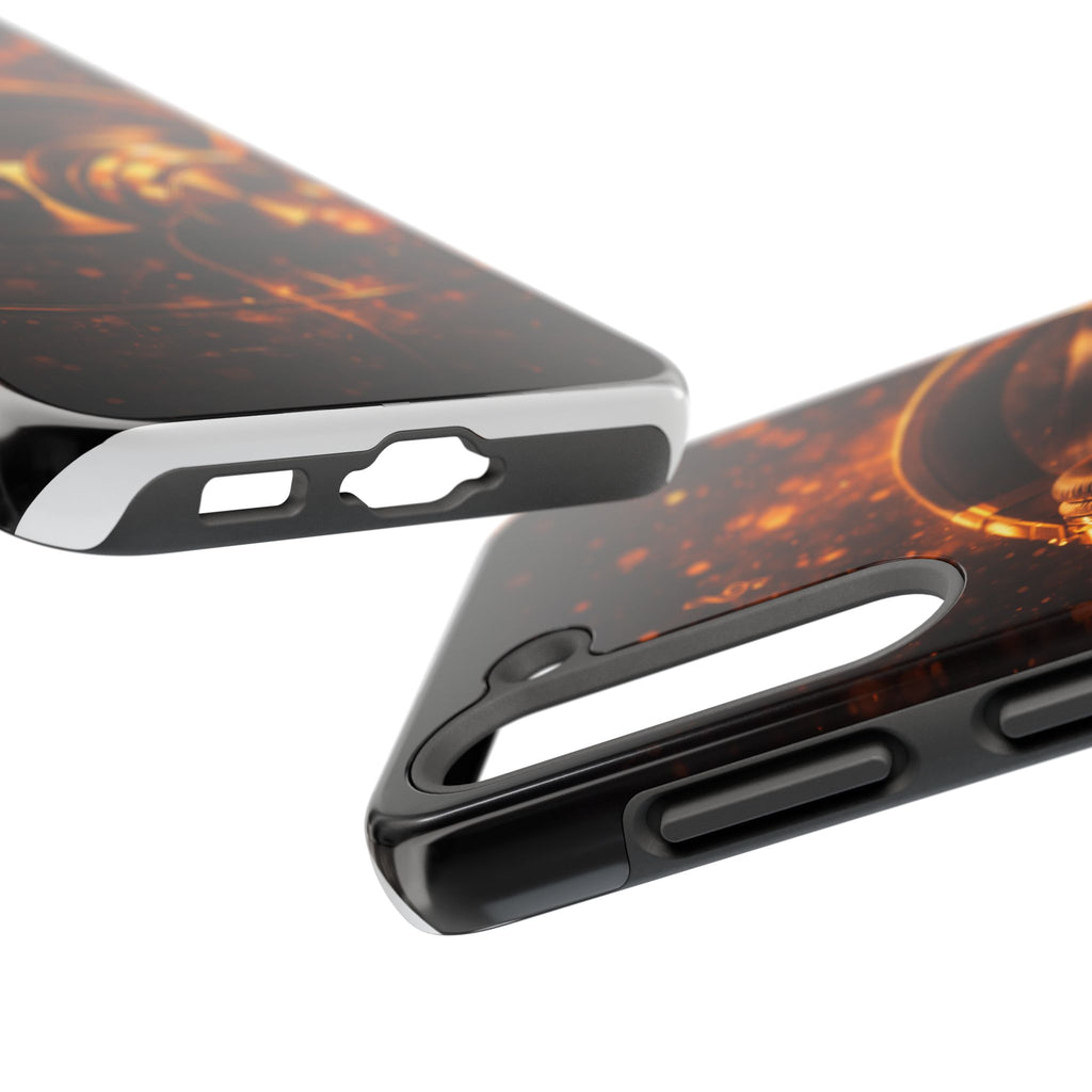 Gold Headphones Tough Phone Case | Music Lover Protective Case product image 86
