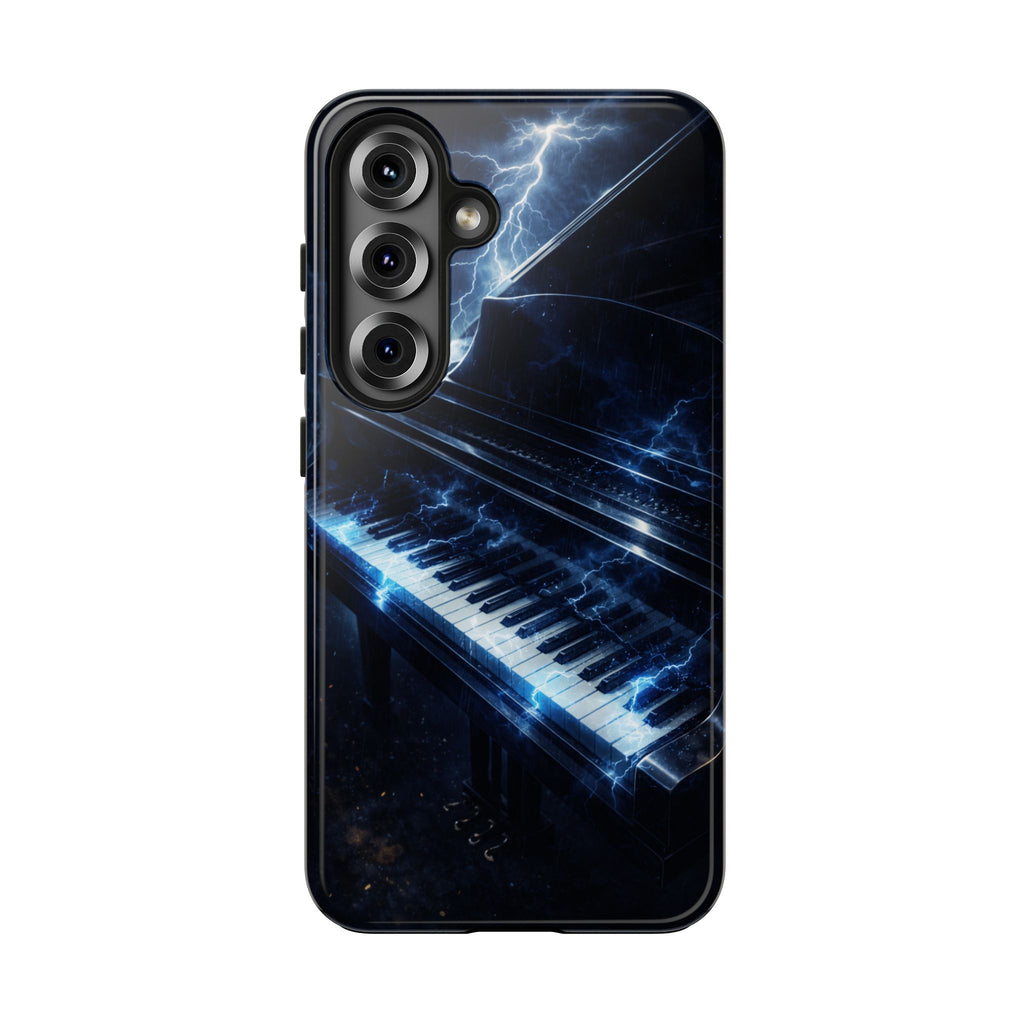 Piano Lightning Tough Phone Case | Electric Blue Keyboard Protective Case product image 28