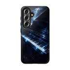 Piano Lightning Tough Phone Case | Electric Blue Keyboard Protective Case product image 28