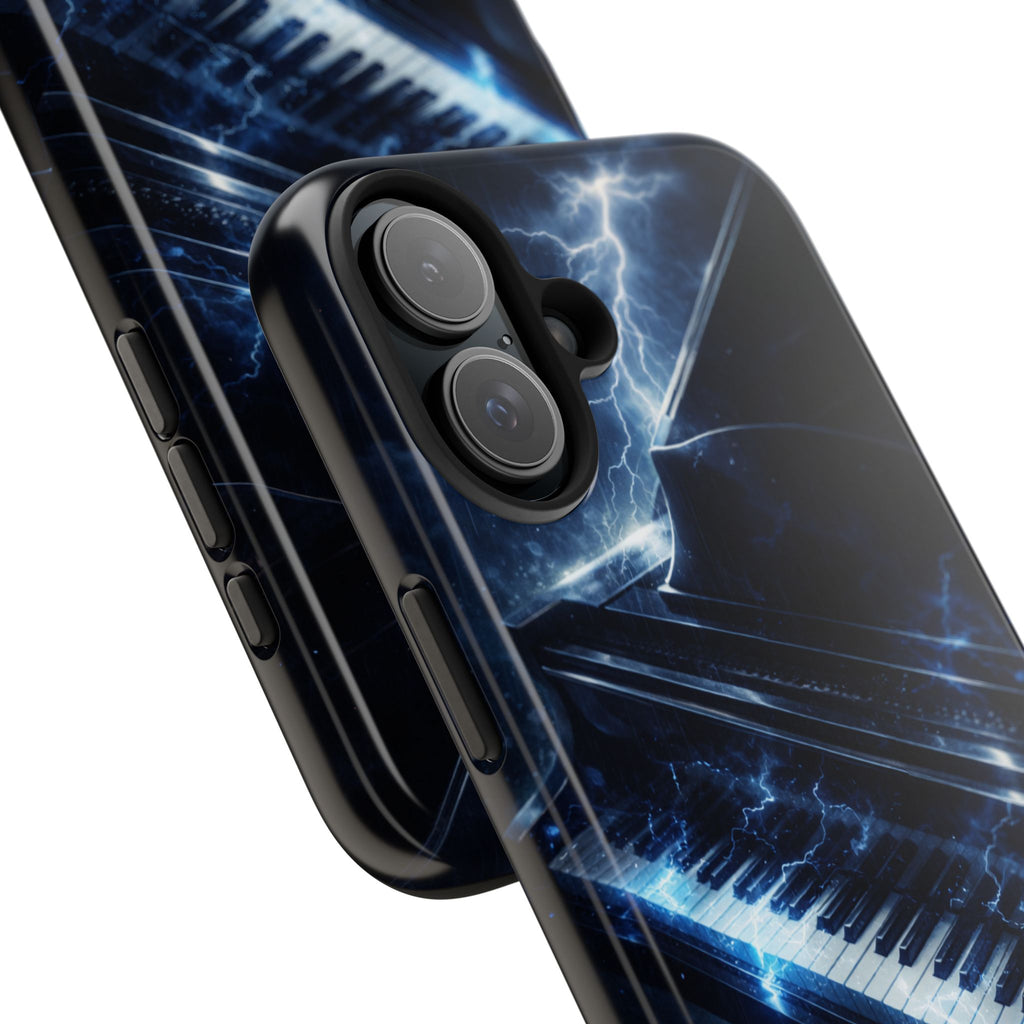 Piano Lightning Tough Phone Case | Electric Blue Keyboard Protective Case product image 100