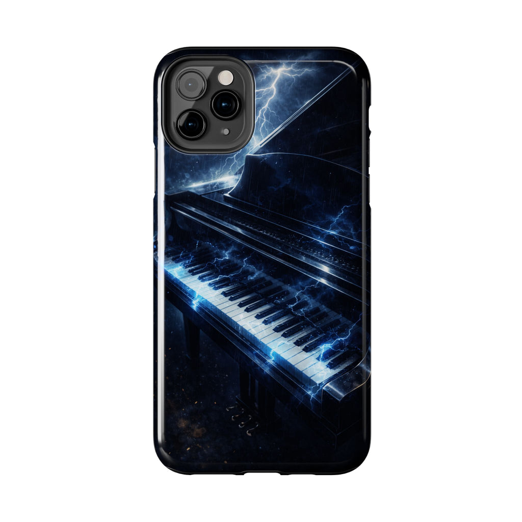 Piano Lightning Tough Phone Case | Electric Blue Keyboard Protective Case product image 39