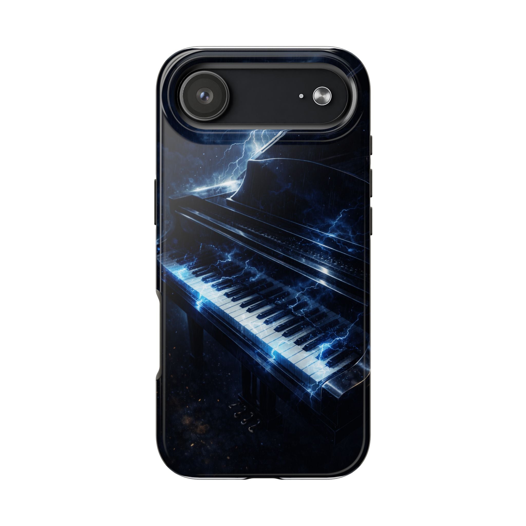 Piano Lightning Tough Phone Case | Electric Blue Keyboard Protective Case product image 32