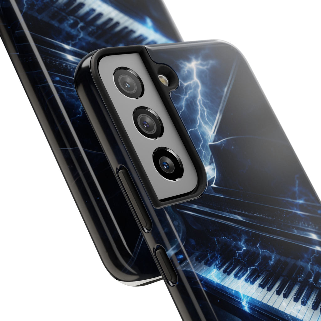Piano Lightning Tough Phone Case | Electric Blue Keyboard Protective Case product image 88