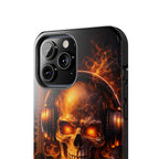 Flaming Skull Tough Phone Case | Guitar & Rock Lover Design product image 65