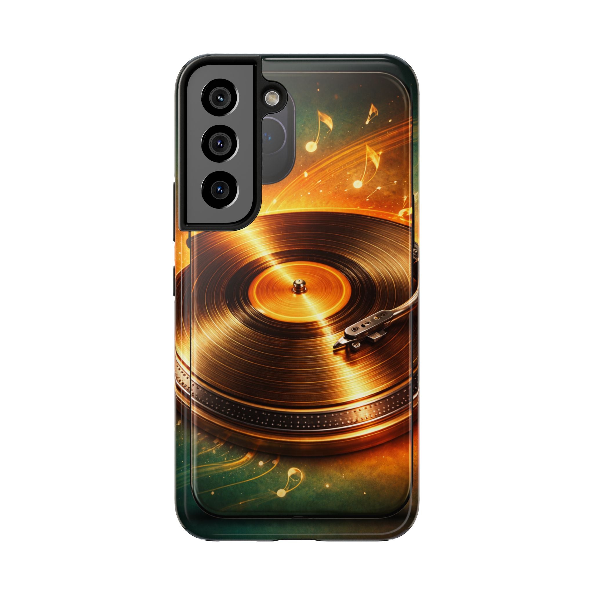 Golden Vinyl Grooves Tough Phone Case | Music Lover's Statement product image 22