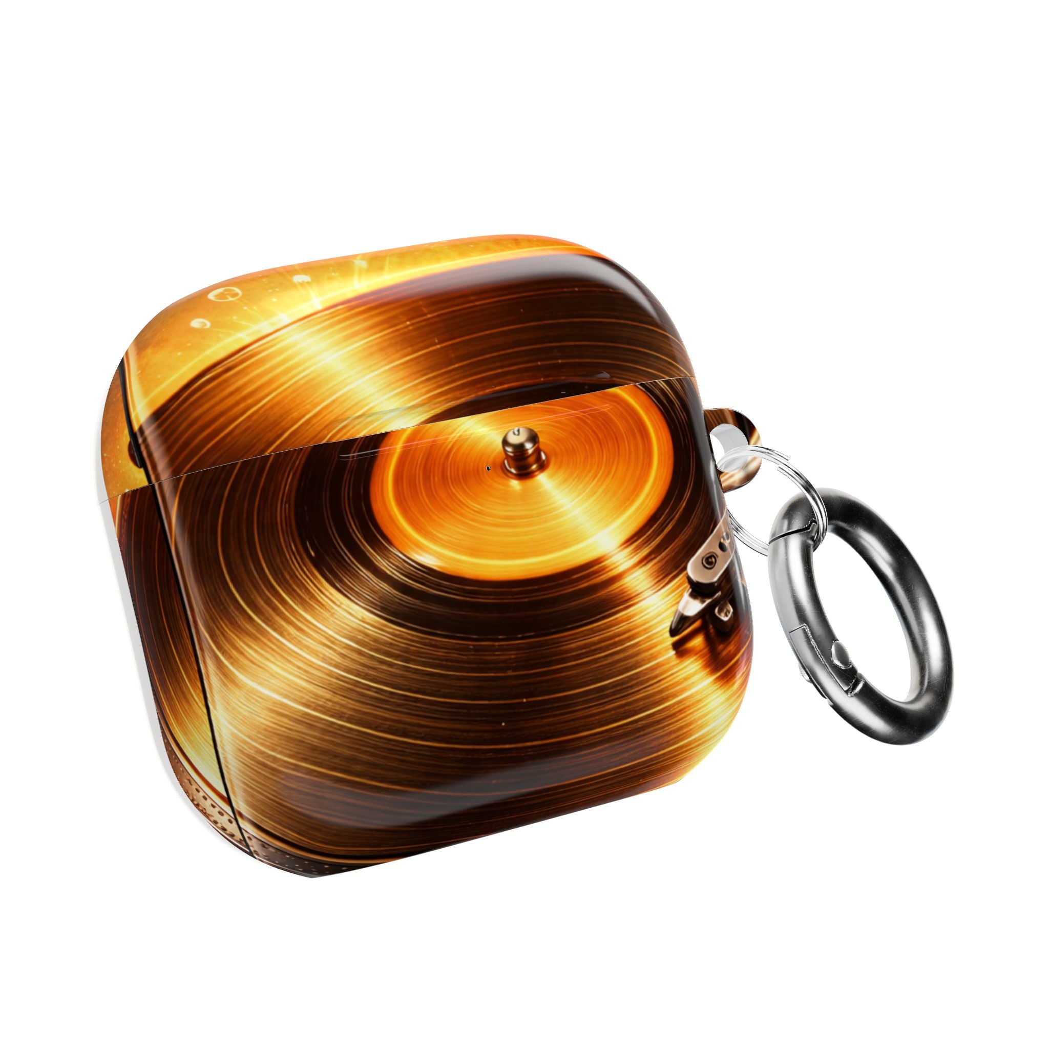 Golden Vinyl Grooves AirPods Case | Wireless Earbuds Protection product image 23