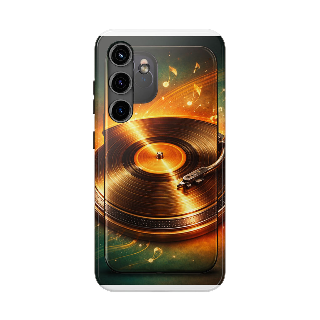 Golden Vinyl Grooves Tough Phone Case | Music Lover's Statement product image 20