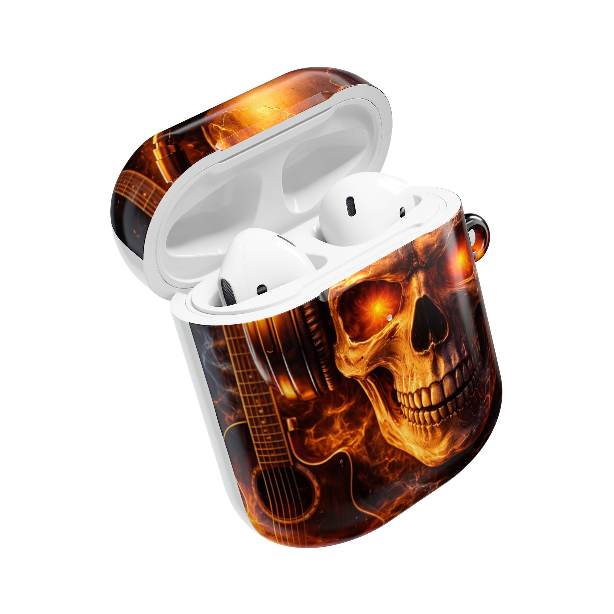 Flaming Skull AirPods Case | Wireless Earbuds Protection product image 18