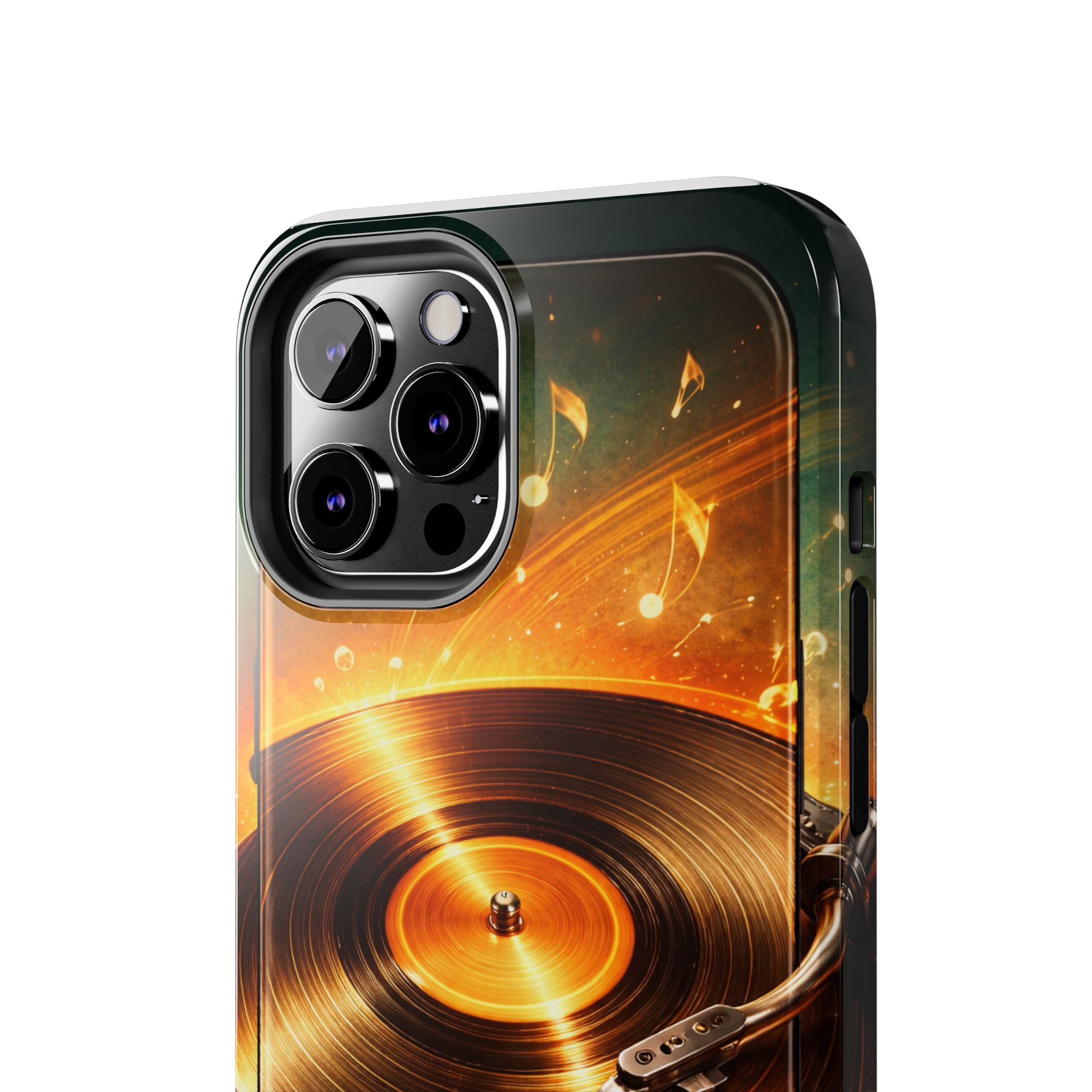 Golden Vinyl Grooves Tough Phone Case | Music Lover's Statement product image 53
