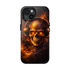 Flaming Skull Tough Phone Case | Guitar & Rock Lover Design product image 16