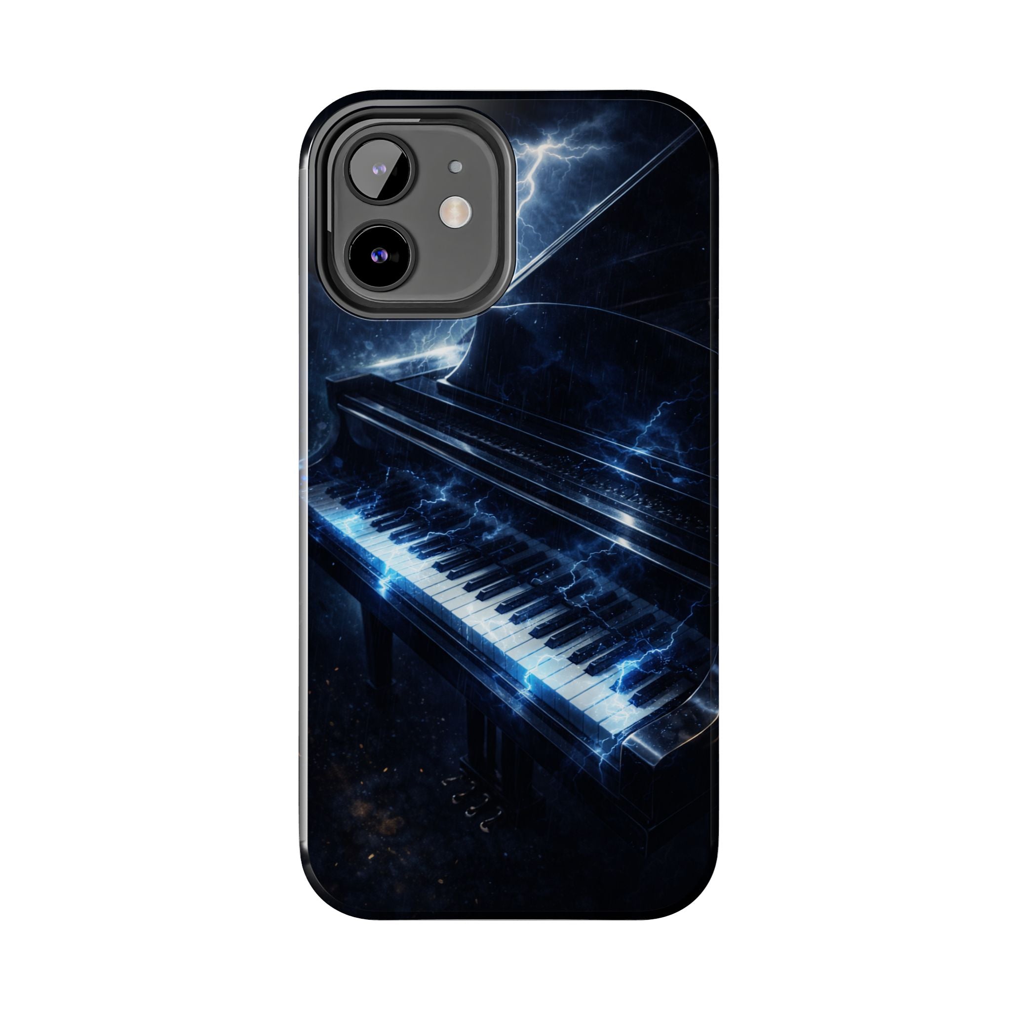 Piano Lightning Tough Phone Case | Electric Blue Keyboard Protective Case product image 42