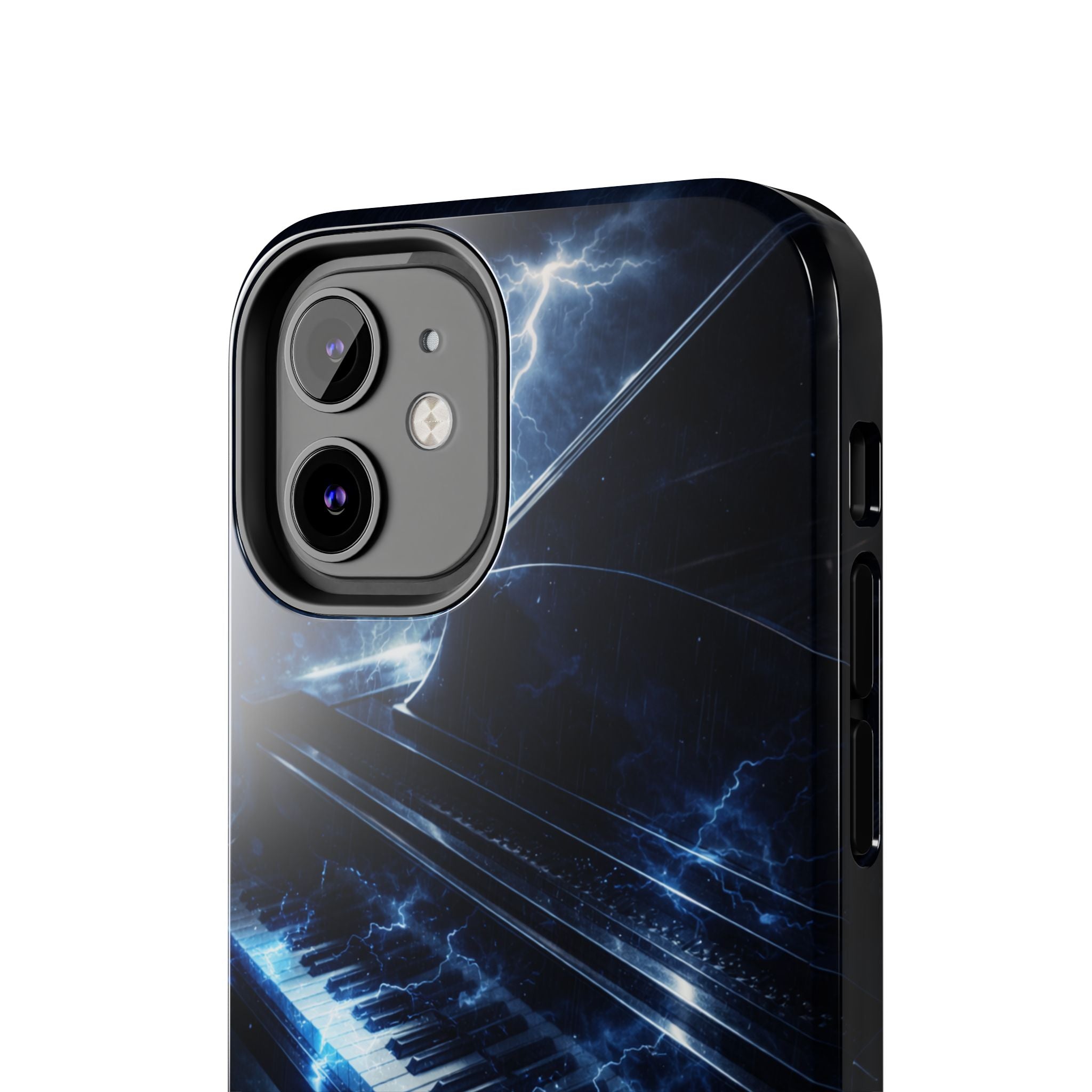 Piano Lightning Tough Phone Case | Electric Blue Keyboard Protective Case product image 47