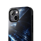 Piano Lightning Tough Phone Case | Electric Blue Keyboard Protective Case product image 59