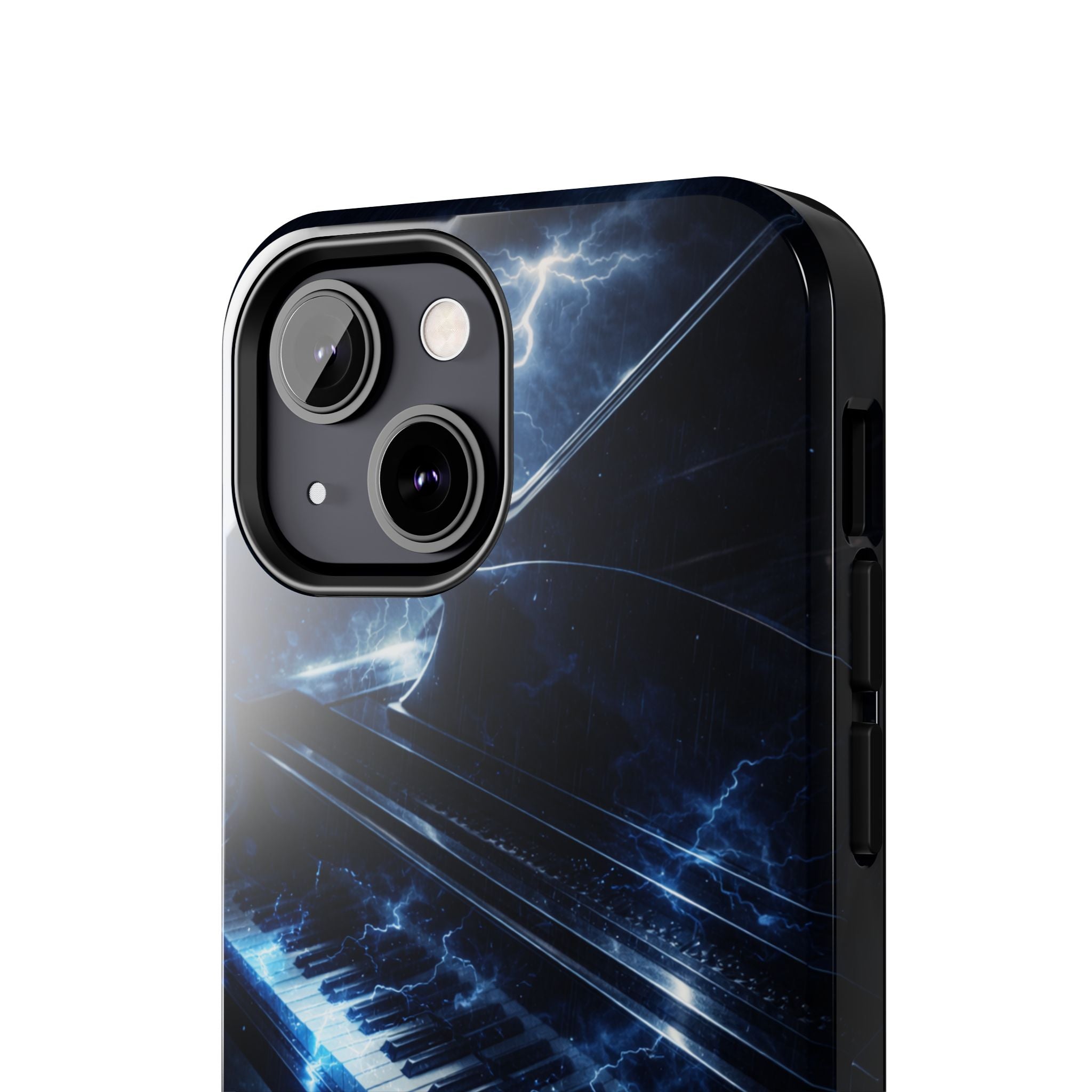 Piano Lightning Tough Phone Case | Electric Blue Keyboard Protective Case product image 59