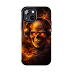 Flaming Skull Tough Phone Case | Guitar & Rock Lover Design product image 57