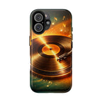 Golden Vinyl Grooves Tough Phone Case | Music Lover's Statement product image 26