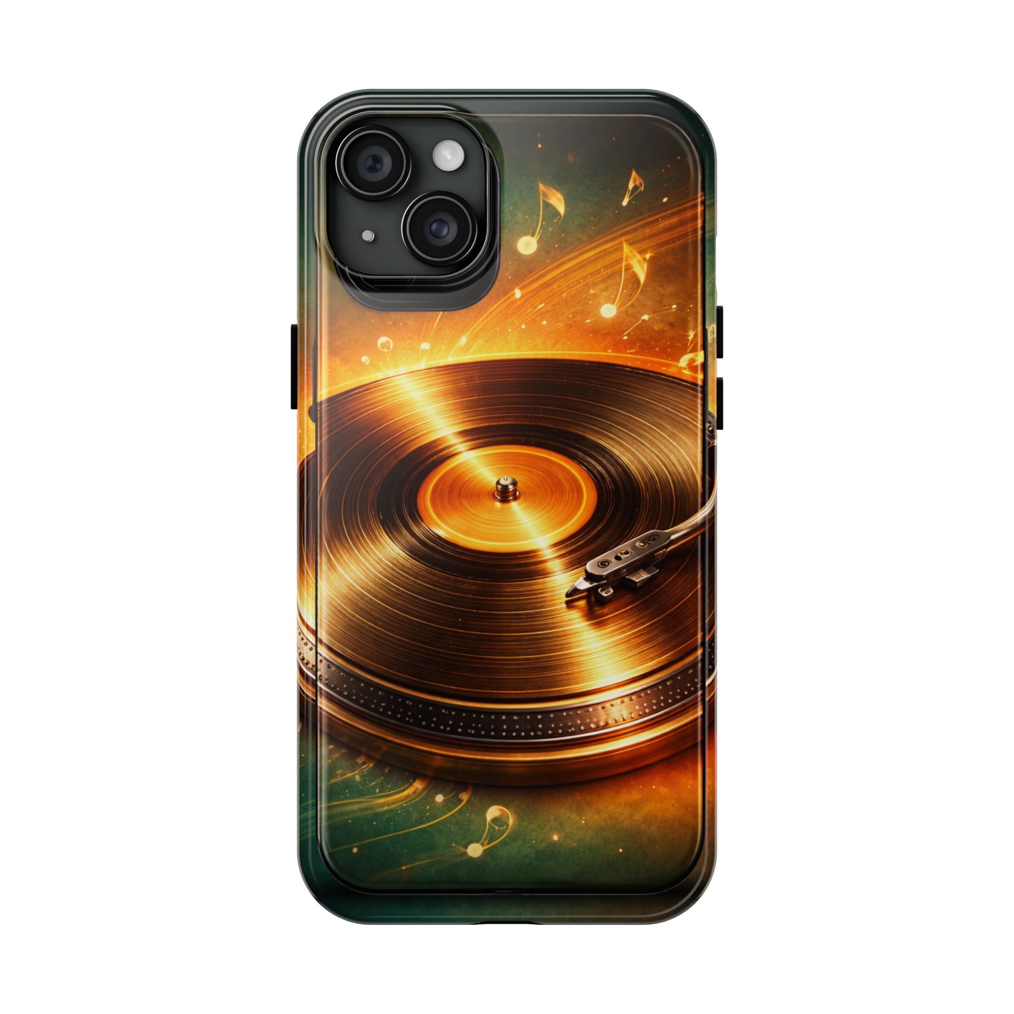 Golden Vinyl Grooves Tough Phone Case | Music Lover's Statement product image 18