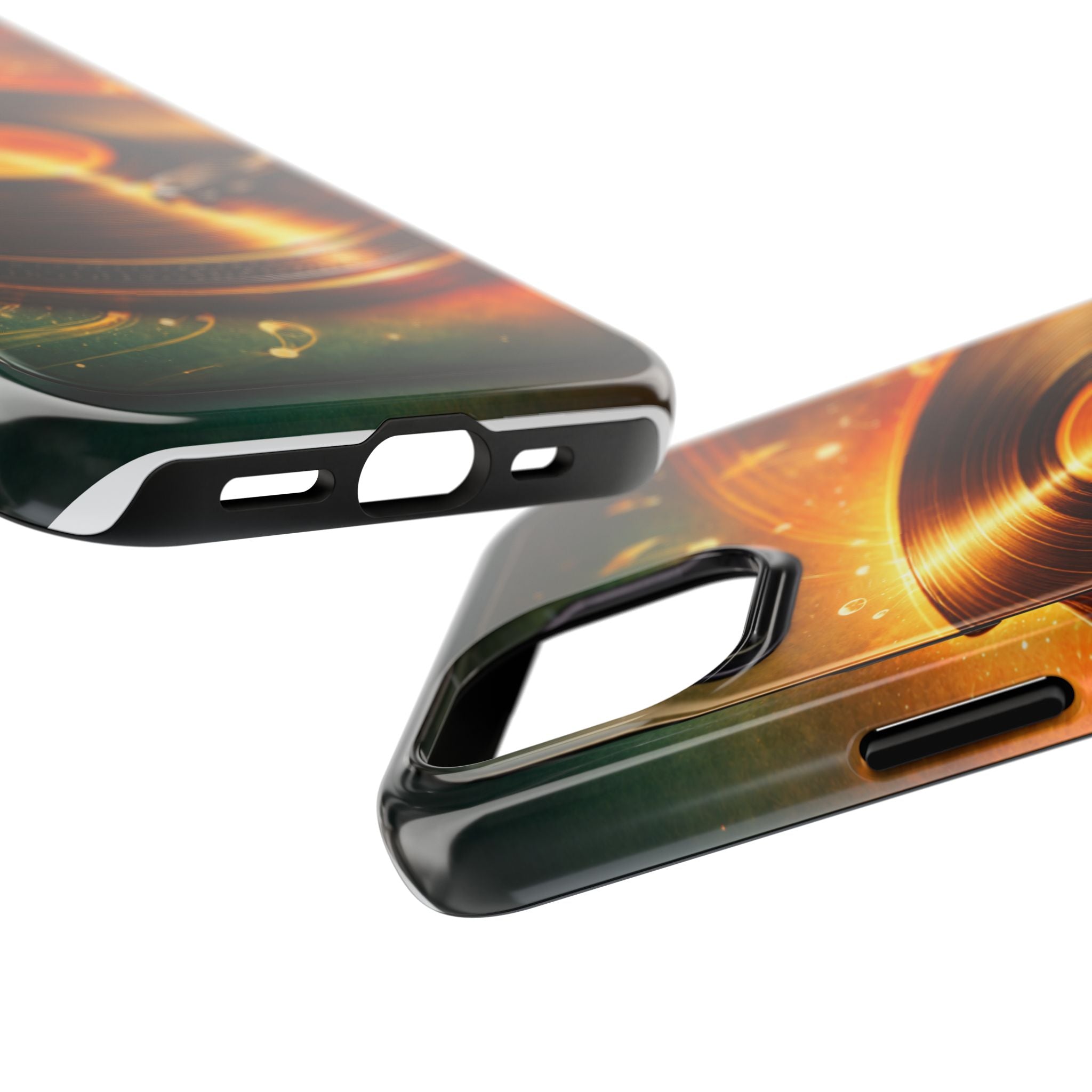 Golden Vinyl Grooves Tough Phone Case | Music Lover's Statement product image 71