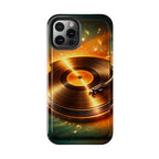 Golden Vinyl Grooves Tough Phone Case | Music Lover's Statement product image 48