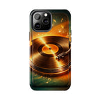 Golden Vinyl Grooves Tough Phone Case | Music Lover's Statement product image 63