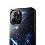 Piano Lightning Tough Phone Case | Electric Blue Keyboard Protective Case product image 65