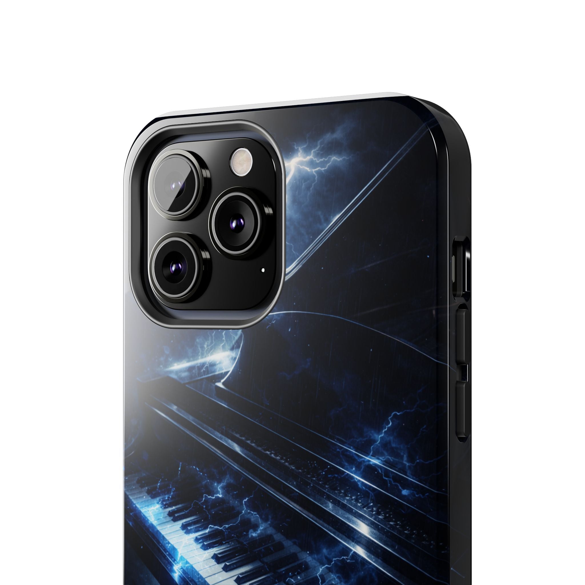Piano Lightning Tough Phone Case | Electric Blue Keyboard Protective Case product image 65