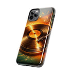 Golden Vinyl Grooves Tough Phone Case | Music Lover's Statement product image 40