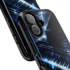 Piano Lightning Tough Phone Case | Electric Blue Keyboard Protective Case product image 98