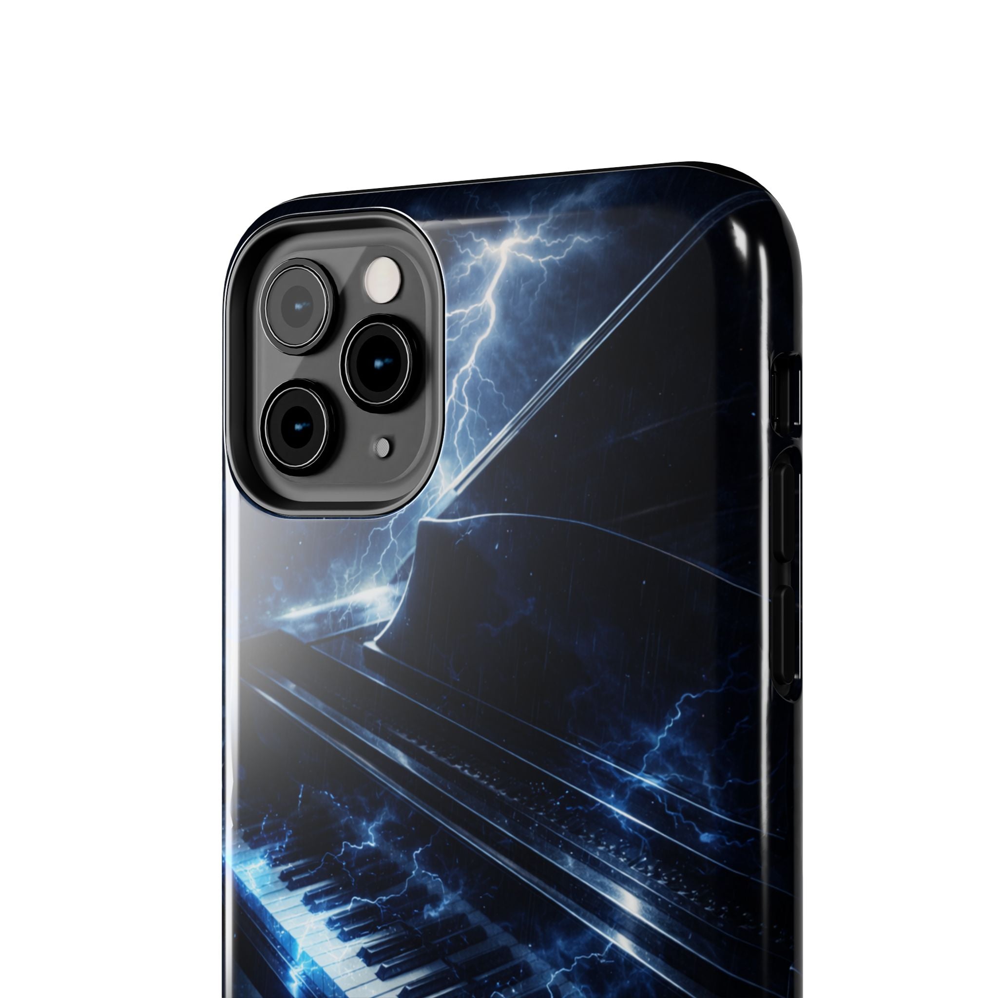 Piano Lightning Tough Phone Case | Electric Blue Keyboard Protective Case product image 41