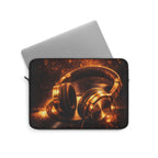 Gold Headphones Laptop Sleeve | Carry the Sound product image 6