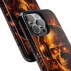 Flaming Skull Tough Phone Case | Guitar & Rock Lover Design product image 96