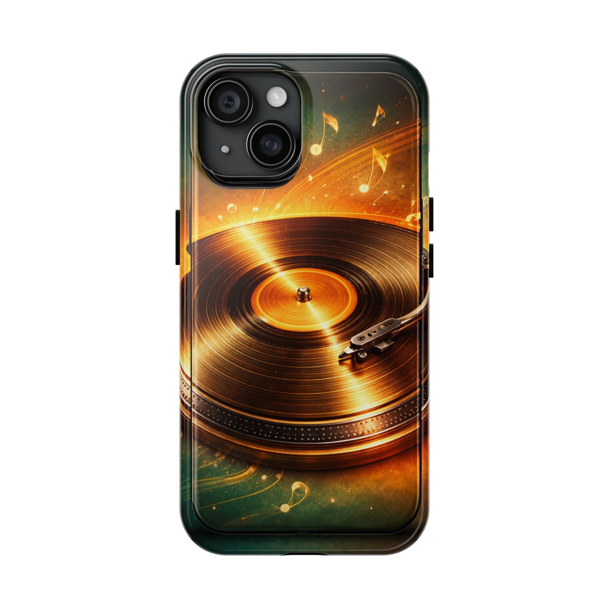 Golden Vinyl Grooves Tough Phone Case | Music Lover's Statement product image 16