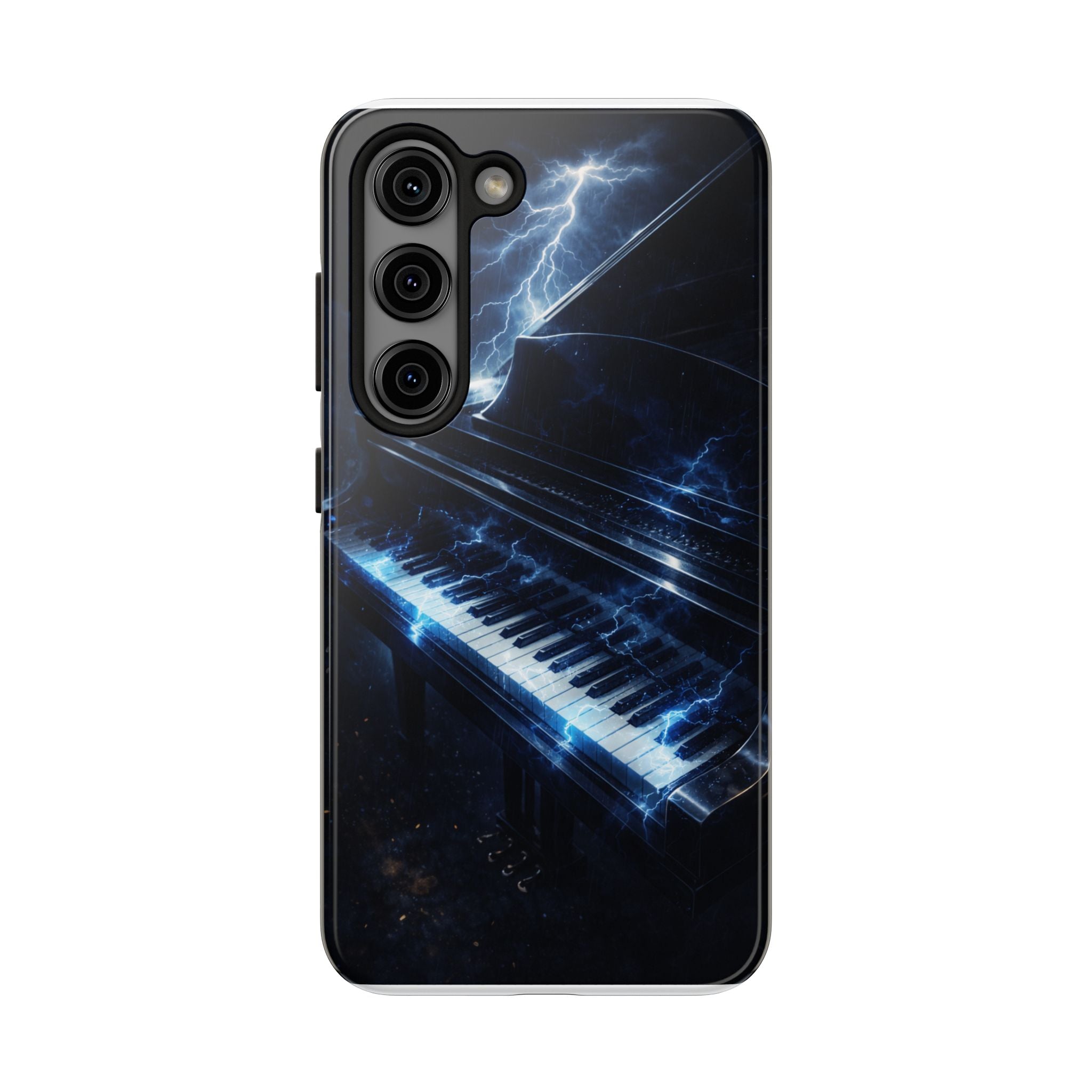 Piano Lightning Tough Phone Case | Electric Blue Keyboard Protective Case product image 21